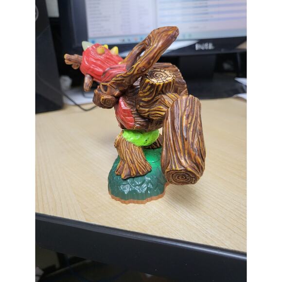 2012 Activision Skylanders Giants Tree Rex Video Game Piece Figure Orange Base - Picture 2 of 5